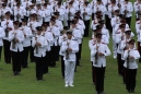 พิธีสวนสนามเนื่องในโอกาสวันสำเร็จการศึกษาของนักเรียนรวมเหล่าออสเตรเลีย Australian Defence Force Academy: ADFA (ADFA Graduation  Parade) โดยมีผู้สำเร็จราชการ Governor General  Sir Peter Cosgrove เป็นผู้ตรวจพลสวนสนาม 